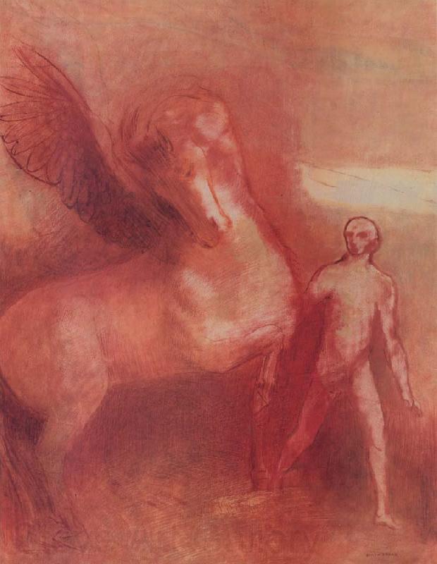 Odilon Redon Pegasus Germany oil painting art